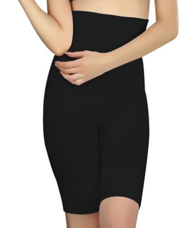 strapless mid thigh body shaper