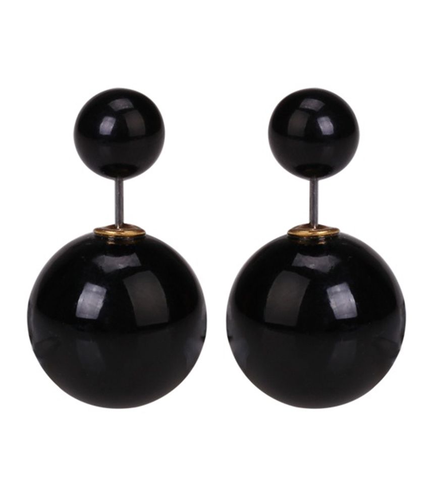 big black stud earrings