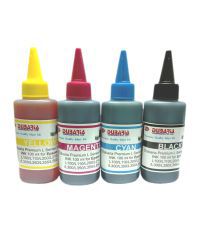 Dubaria Premium Quality Epson Inkjet Ink for Epson Printers 100Ml 4 Colour
