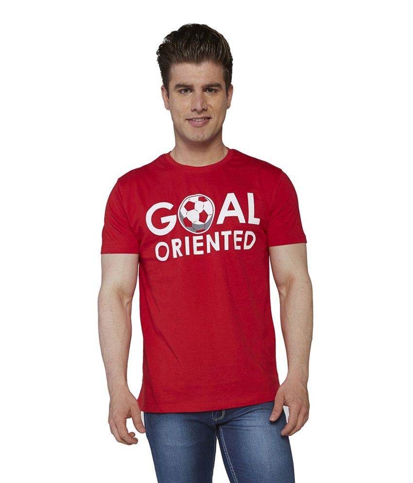 Globus Men's Casual One Liner T-shirt available at snapdeal for Rs.174
