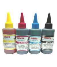Dubaria Premium Quality HP Inkjet Ink for HP Printers 100Ml 4 Color