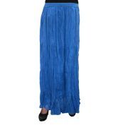 India Trendzs Blue Cotton Long Skirt