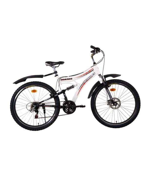 2 OFF on Hercules Roadeo A 100 Vx 21spd White Bicycle on Snapdeal