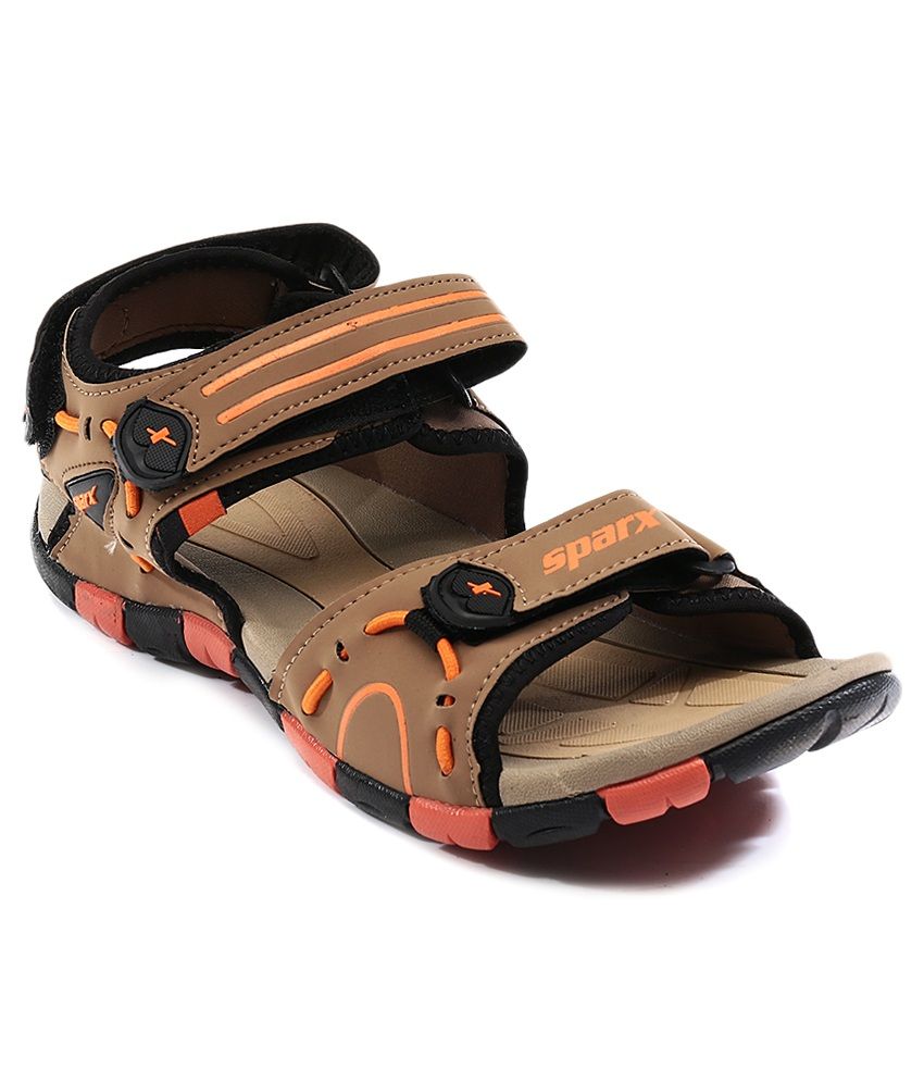 sparx orange sandals