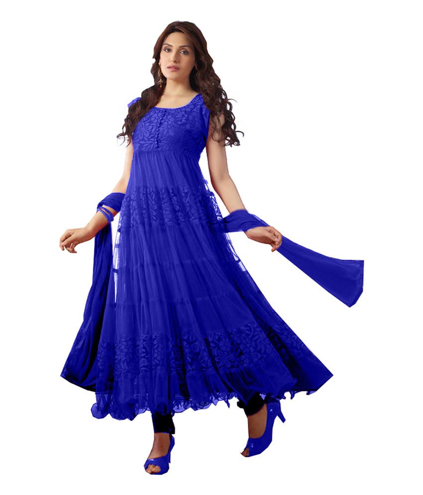 Snapdeal anarkali dress sales material