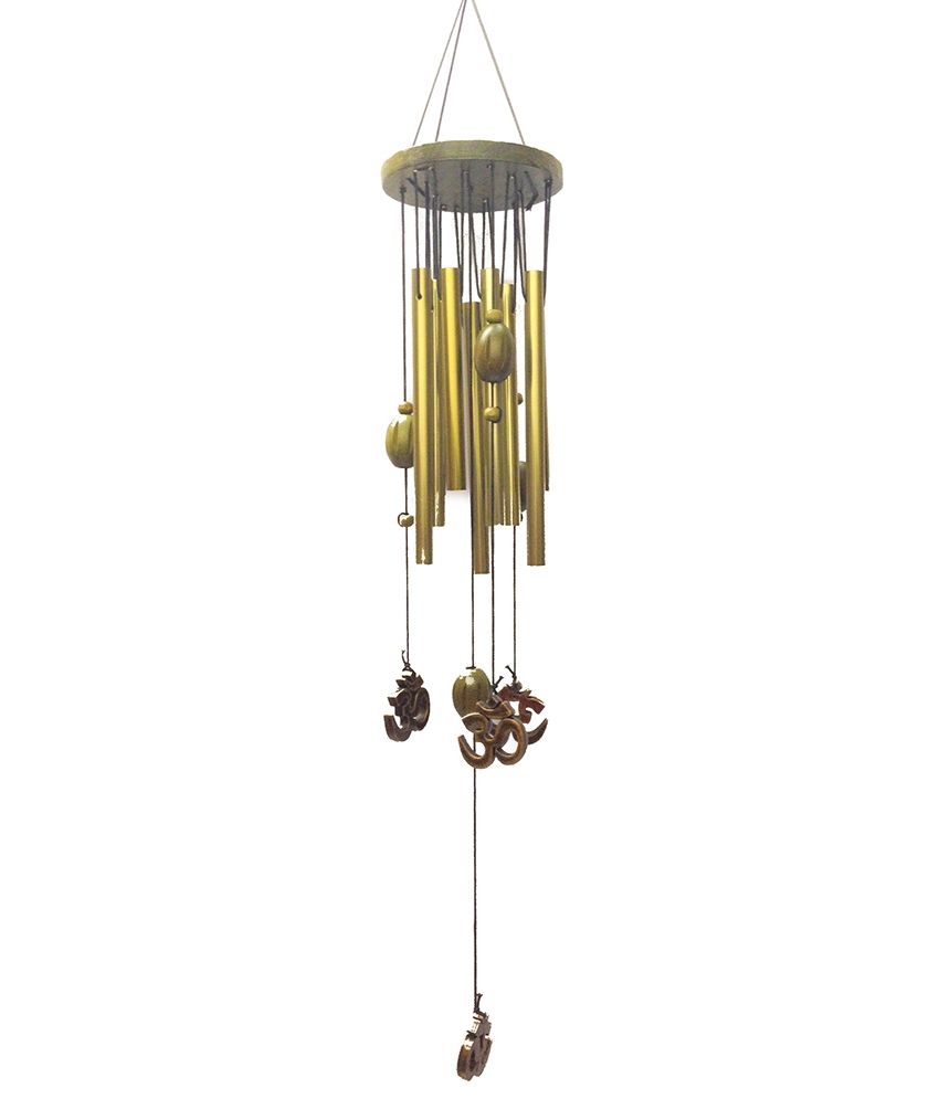 1 Off On 4products Golden Feng Shui Wind Chime Pipes 4products Golden Feng Shui Wind Chime Pipes Hanging