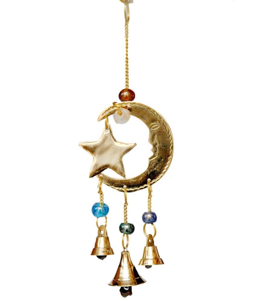 Si Sel Brass Wind Chimes At Flipkart Snapdeal Si Sel Brass Chaand Sitaare Wind Chimesselect This Option To Get Item Today From The