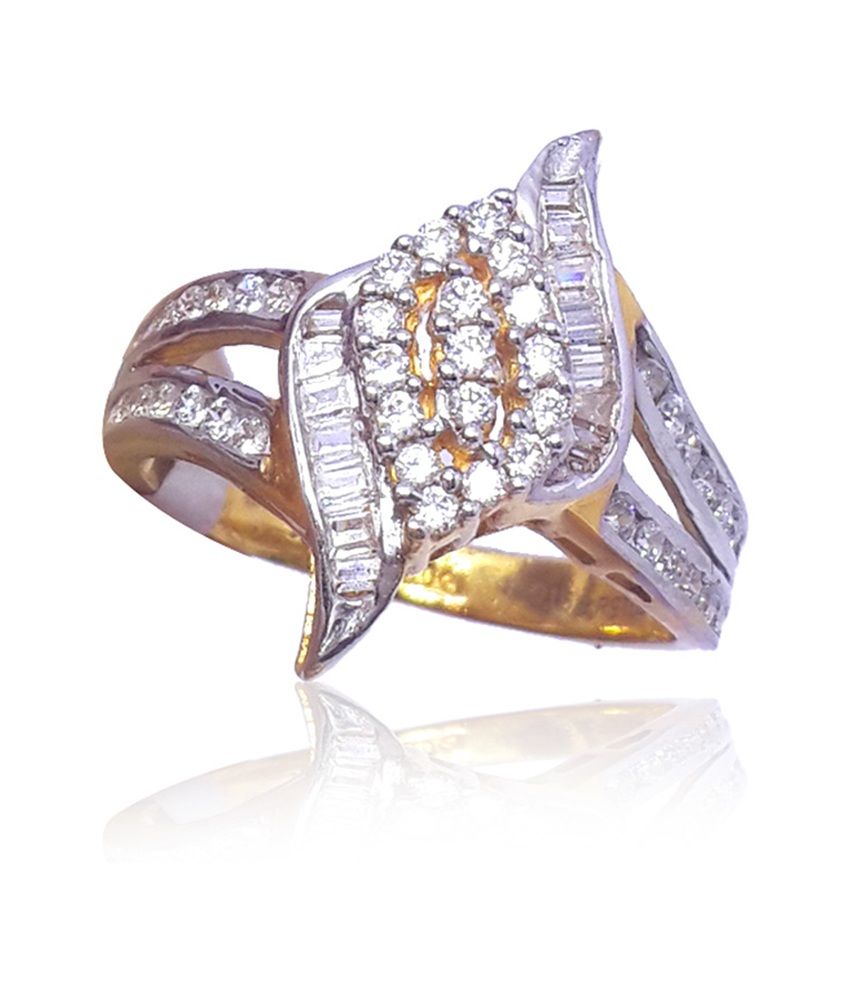 Standard Jeweller 916 Hallmark Gold Zarkan Ladies Ring, Wt 6.150g Buy