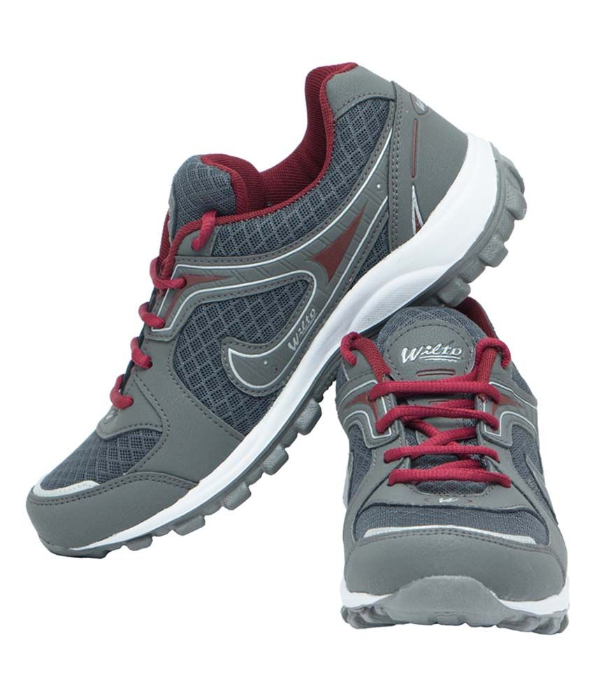 Buy Asian Gray Lace Men s Sports Shoes on Snapdeal PaisaWapas