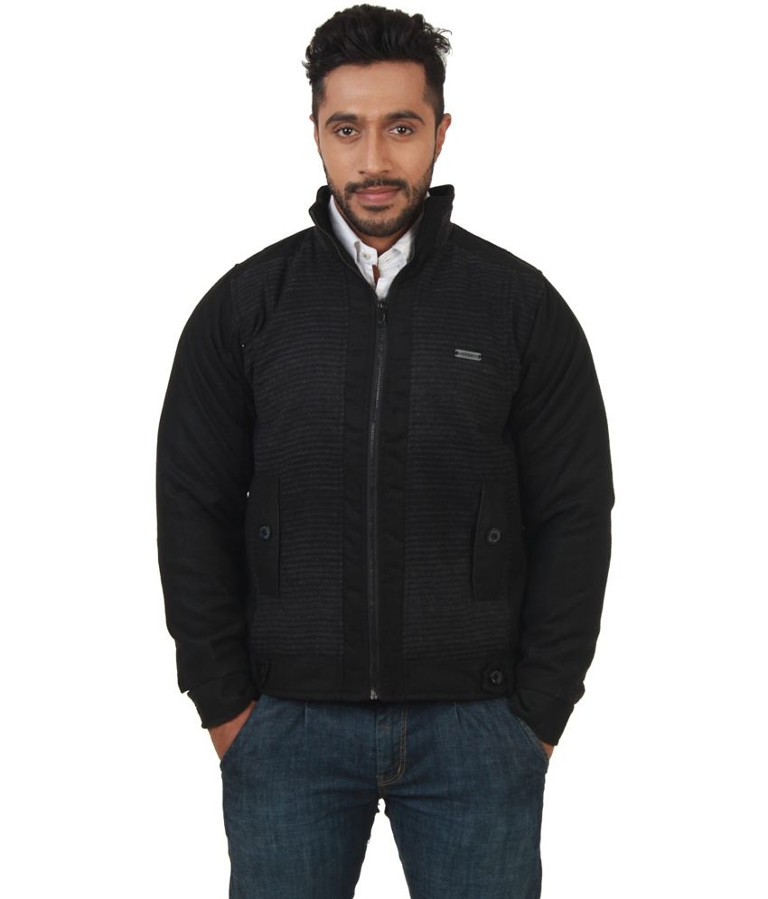 Buy Integriti Black Woollen Men Casual 