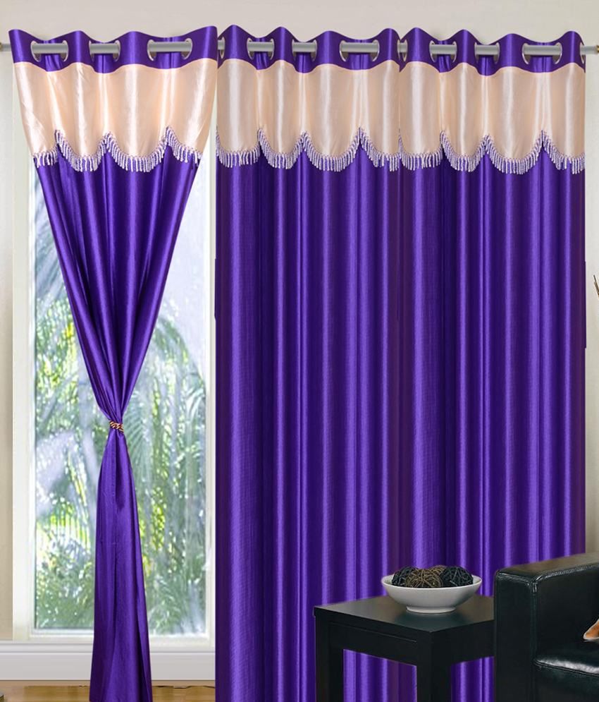12 Off On Home Sazz Royal Blue Valance Combo Of 3 Fancy Door