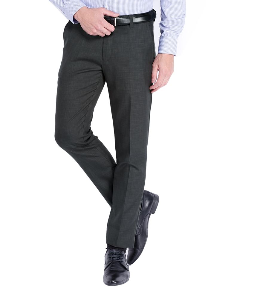 Black Coffee Black Regular Fit Formal Trouser available at snapdeal for Rs.749