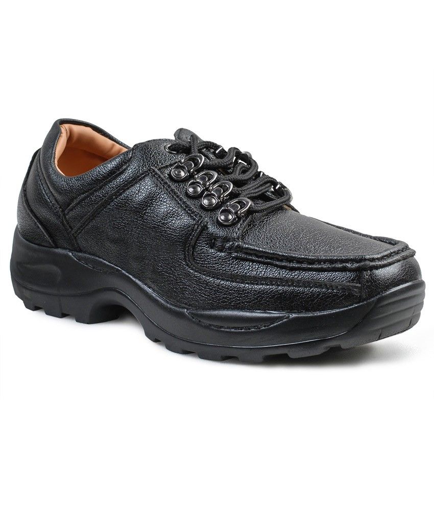 Buy Action Shoes Black Lace Men s Casual Shoes on Snapdeal
