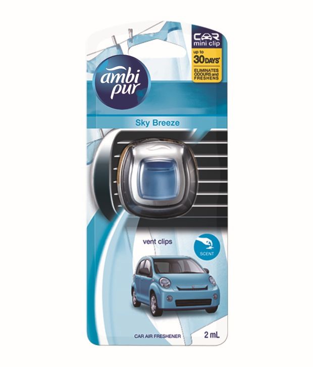 Ambipure Vent Clips Sky Breeze Car Air Freshener 2 Ml available at snapdeal for Rs.175