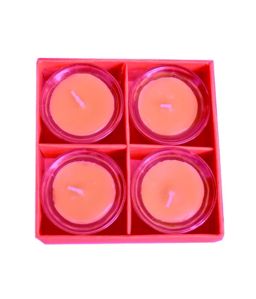 Auro Happily Ever After Rose Pink 4 Candles available at snapdeal for Rs.517