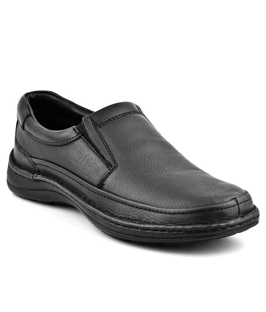 lee cooper casual shoes black