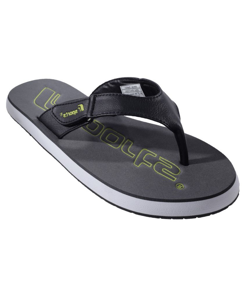 Buy F Sports Substantial Grey Slippers on Snapdeal | PaisaWapas.com