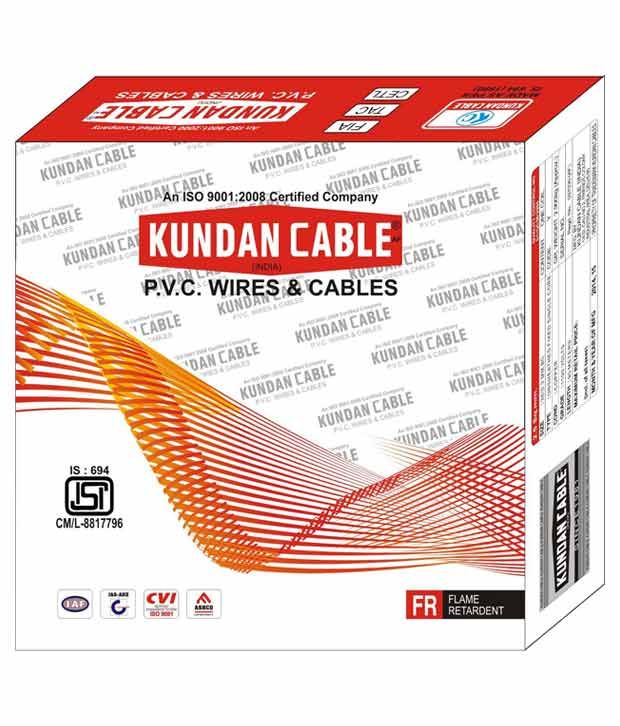 Kundan Red Pvc 2.5mm Electrical Wire