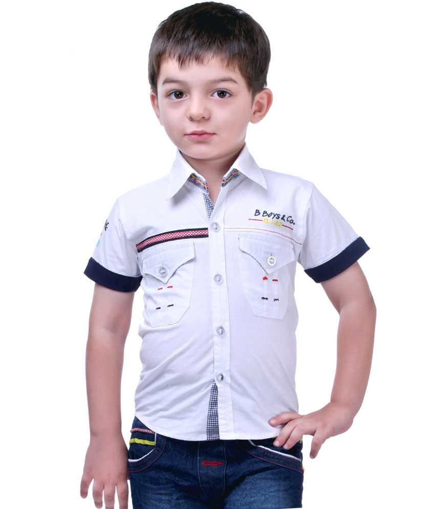 white colour shirt for boys