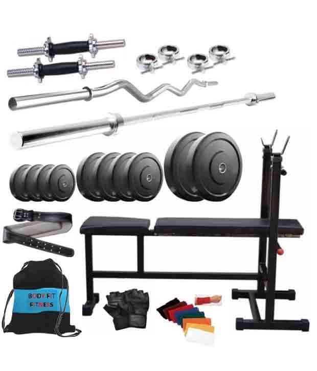 8 OFF on Total Gym 100 Kg Home Gym 2 Dumbbell Rods 2 Rods 1 Curl