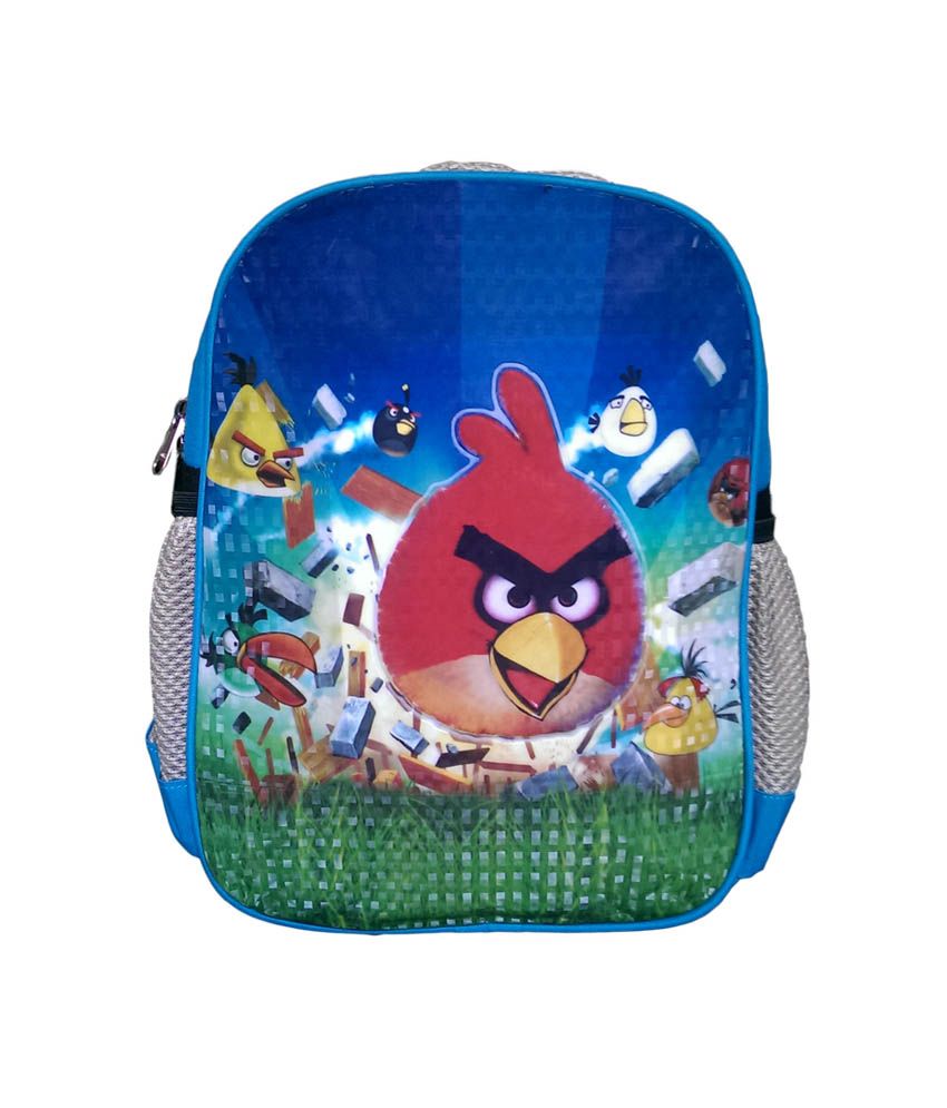 Alpha Nemesis Angry Birds Kids School Bag - Blue available at snapdeal for Rs.482