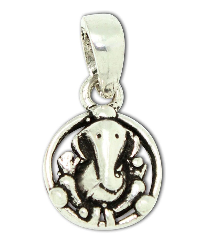Pehchan Circular Lord Ganesha German Silver Pendant available at snapdeal for Rs.195