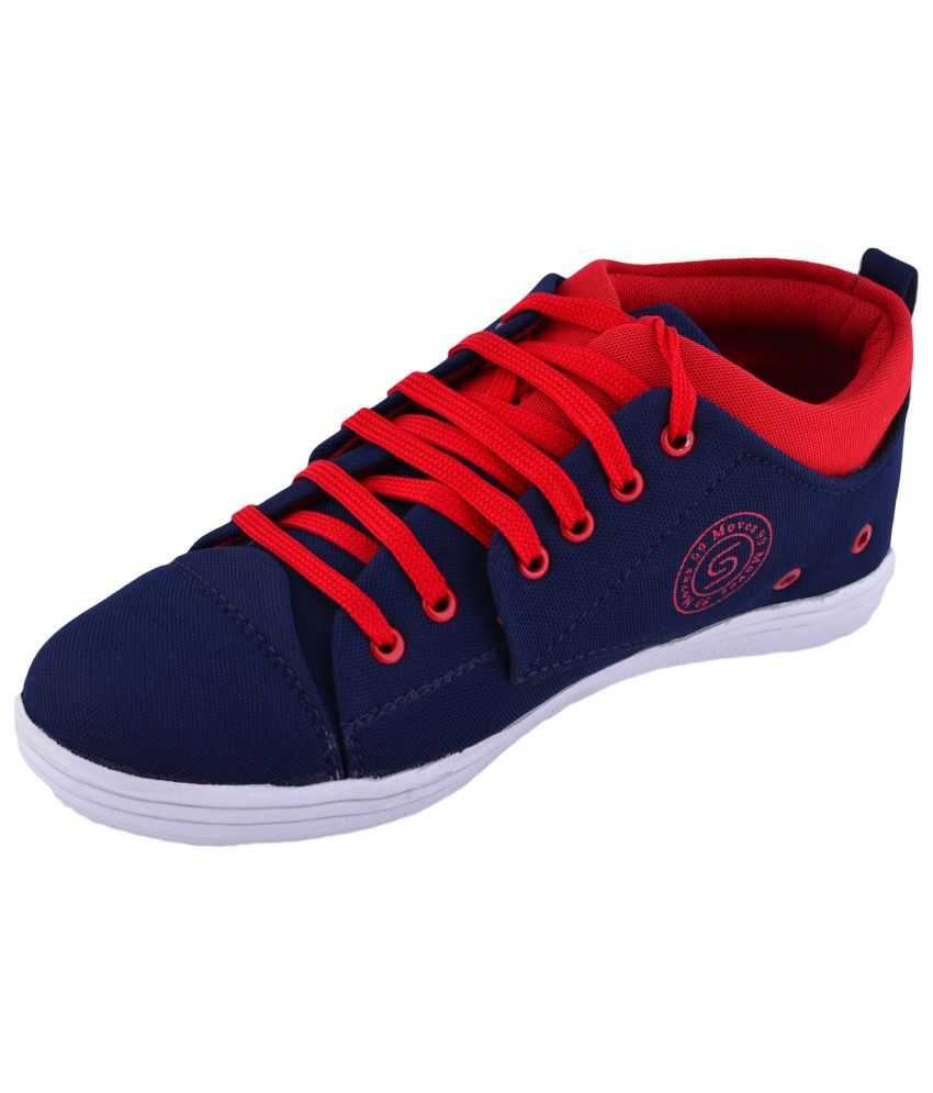 cheap red canvas shoes