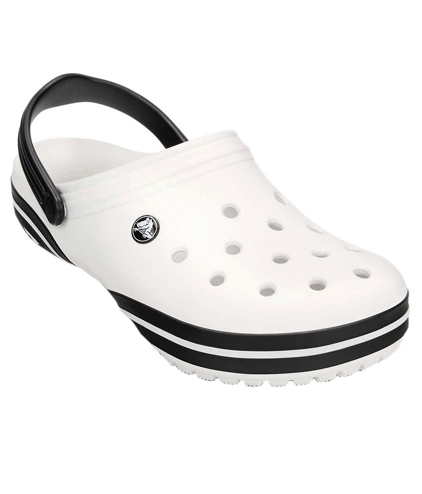 crocband clog white