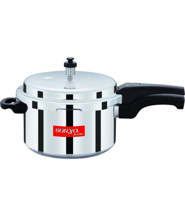 Surya Accent Aluminium Pressure Cooker 5 Ltrs available at snapdeal for Rs.890