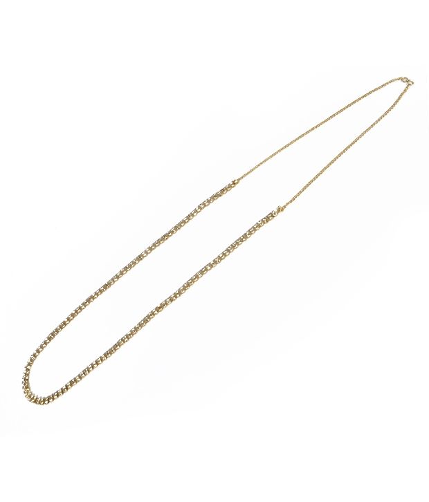 Fancy Steps Golden Jarkan Saree Challa kamarbandh available at snapdeal for Rs.299