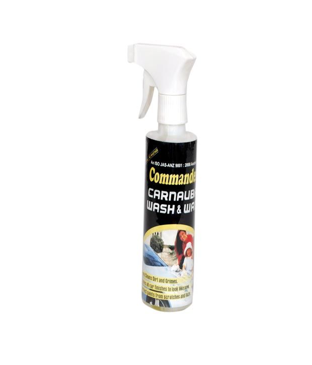 Commander - Wash And Wax Shampoo - With Spray Pump(250ml) available at snapdeal for Rs.143