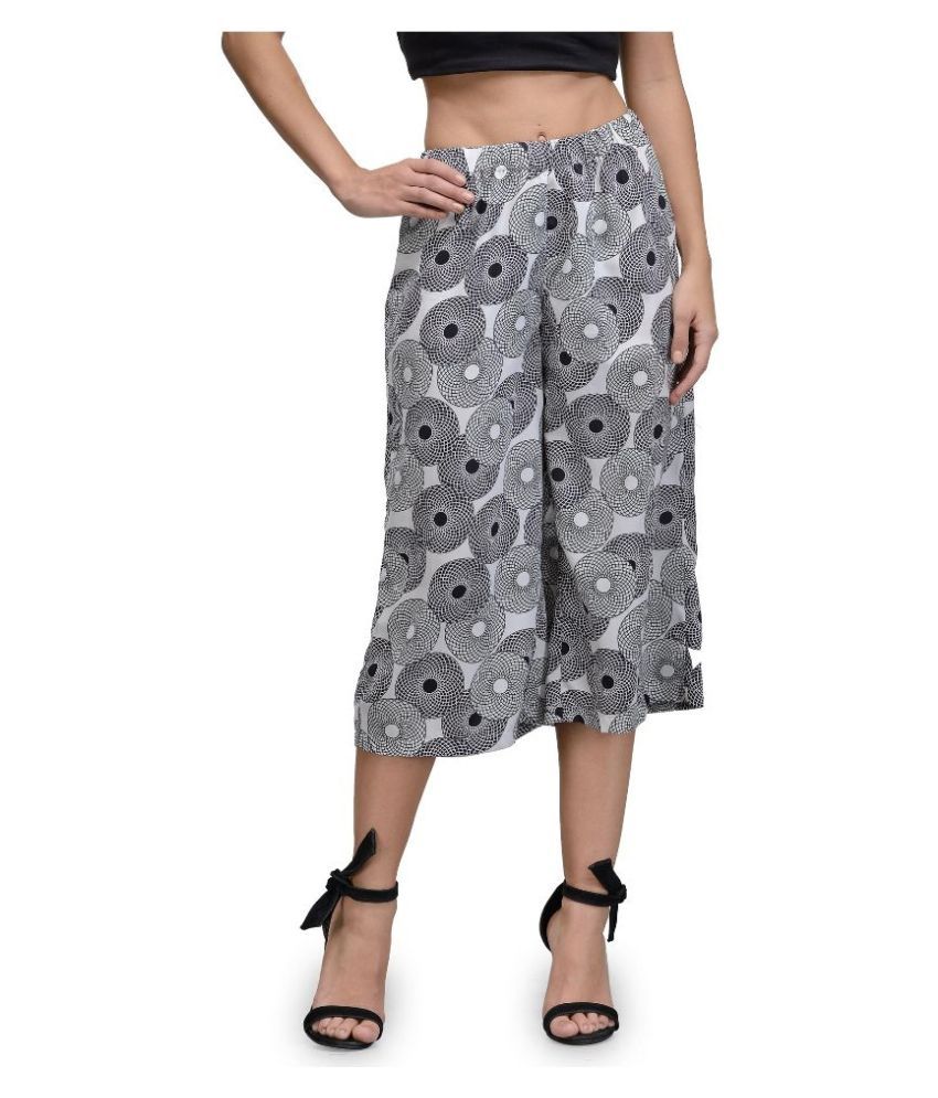 The Gud Look Gray Polyester Capris available at snapdeal for Rs.399