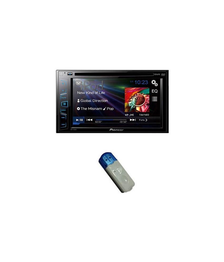 Pioneer -combo Of Pioneer Avh - 189 Dvd Touch Panel And Usb Bluetooth Stereo Connect Audio Dongle available at snapdeal for Rs.12989