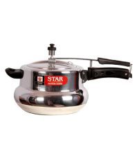 Star Silver Aluminium Matki Inner Lid 5.5 Liter Pressure Cooker