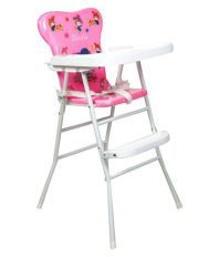 Ehomekart Pink Plastic Foldable High Chair