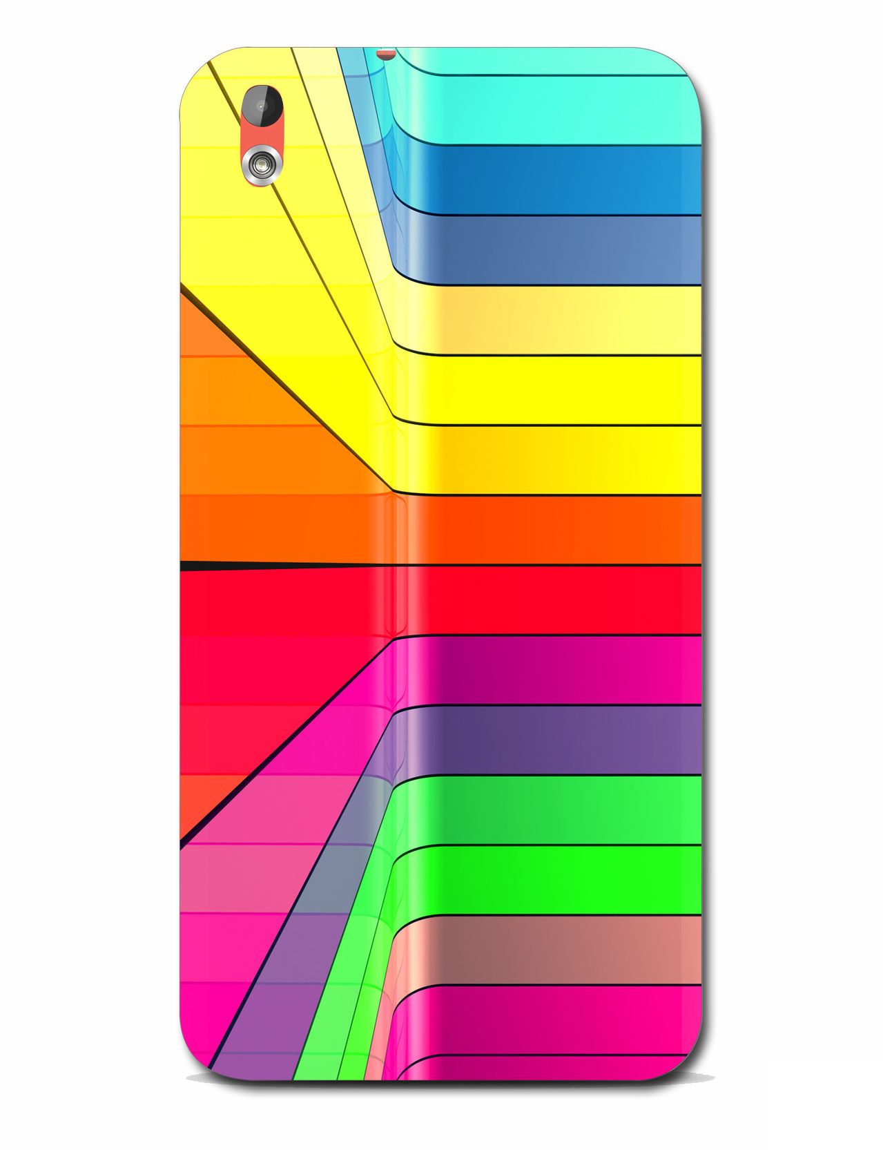 SEI HEI KI Designer Back Cover For HTC Desire 816 Multicolor