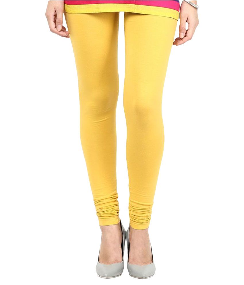 Rich Look Yellow Cotton Legging available at snapdeal for Rs.264