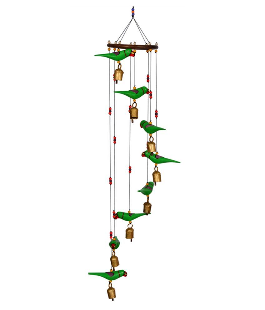 Compare 5 Rod Lucky Wind Chime For Wea S And At Exclusivelane Multicolour Wind Chime