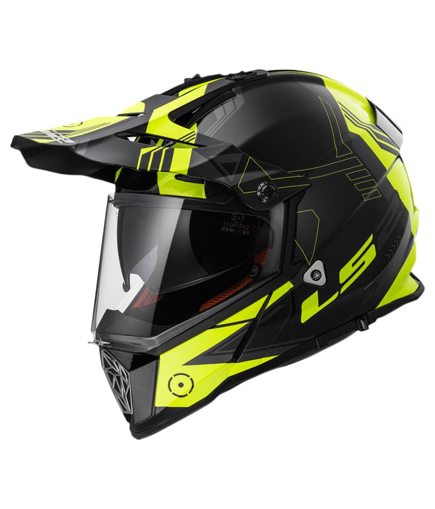 Ls2 Mx436 Flip Up Helmet - Yellow L available at snapdeal for Rs.8322
