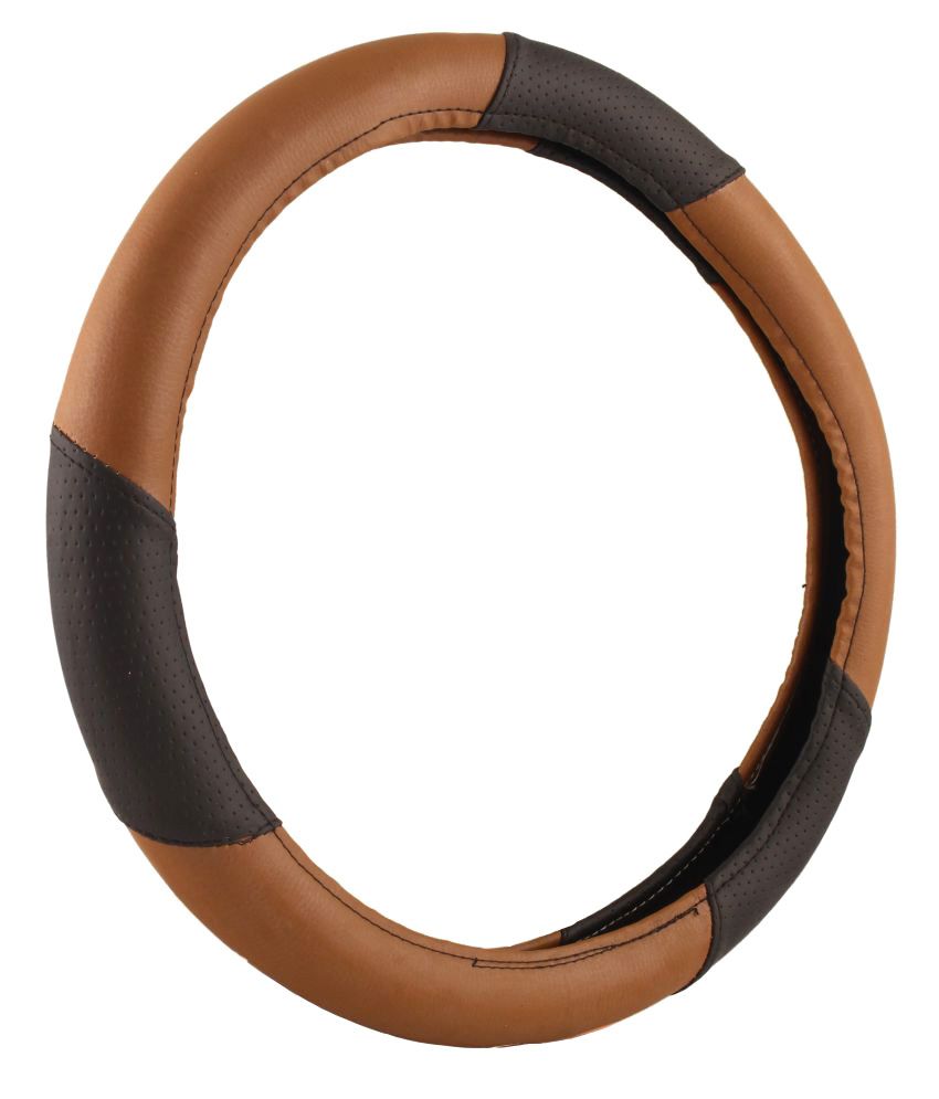 Mpi Multicolour Leatherite Car Steering Wheel Cover available at snapdeal for Rs.219