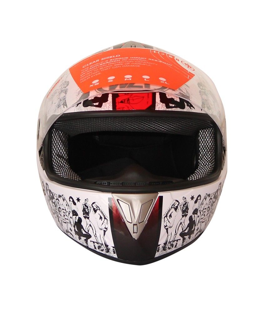 Wlt White Full Face Helmet