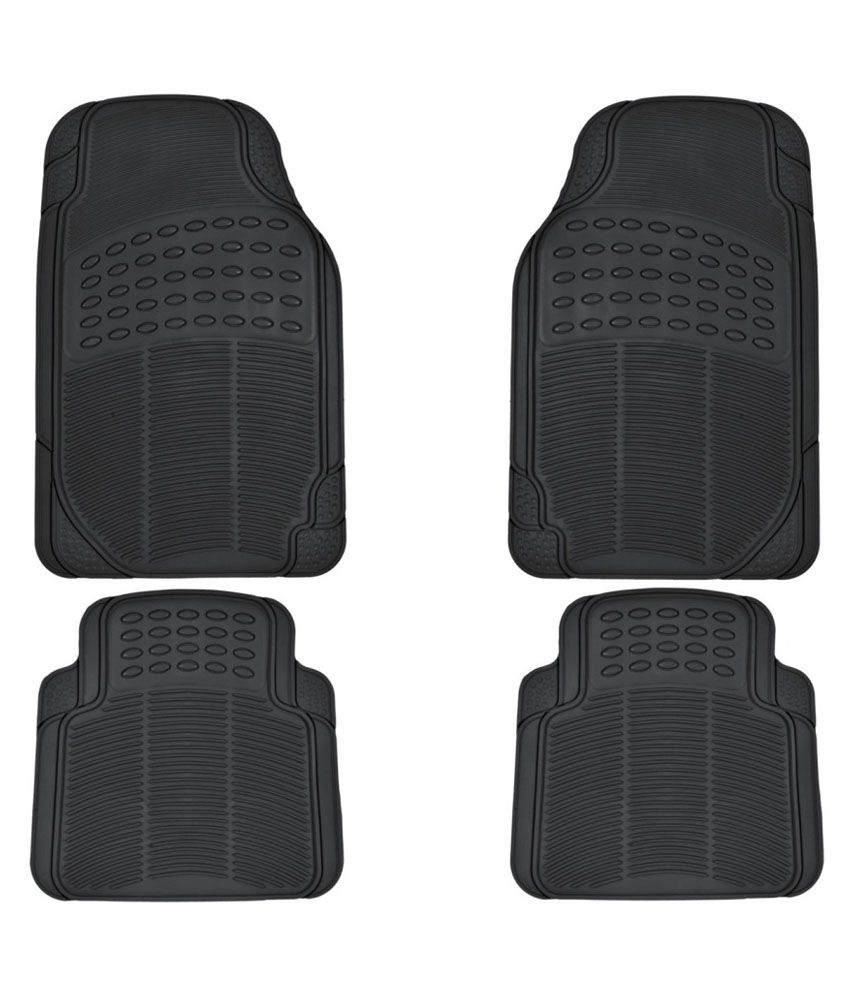 Kingsway Black Rubber Floor Mats For Maruti Alto K10 set Of 4 available