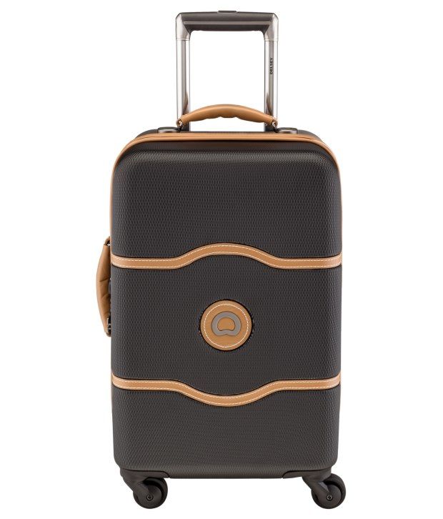 Delsey Chatelet Black 4 Wheel Small Polycarbonate Cabin Hard Luggage Buy Delsey Chatelet Black