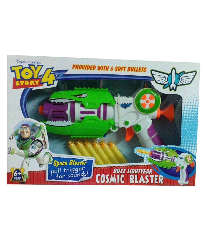 Shop & Shoppee Multicolor Plastic Buzz Lightyear Cosmic Blaster Toy Gun For Kids available at snapdeal for Rs.679