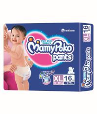Mamy Poko Pants XL (12-17 Kg), 16 Pcs