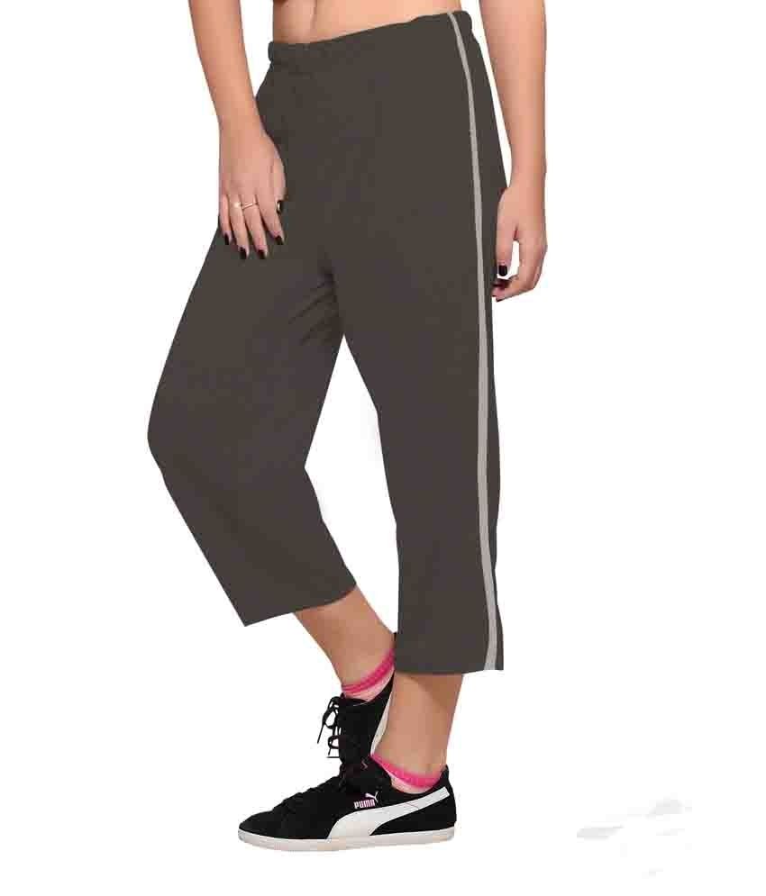 Towngirl Charcoal Track Pants For Women available at SnapDeal for Rs.312