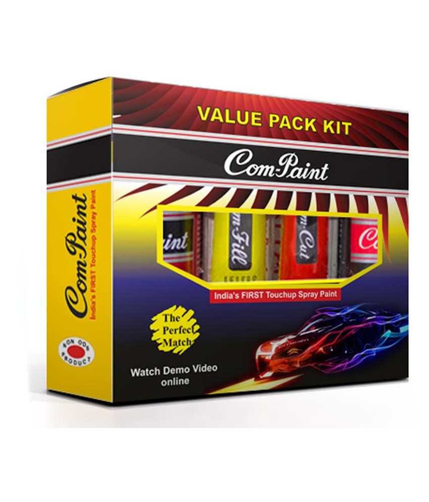 Com-paint Scratch Remover Value Pack Kit For Nissan Micra - Storm White