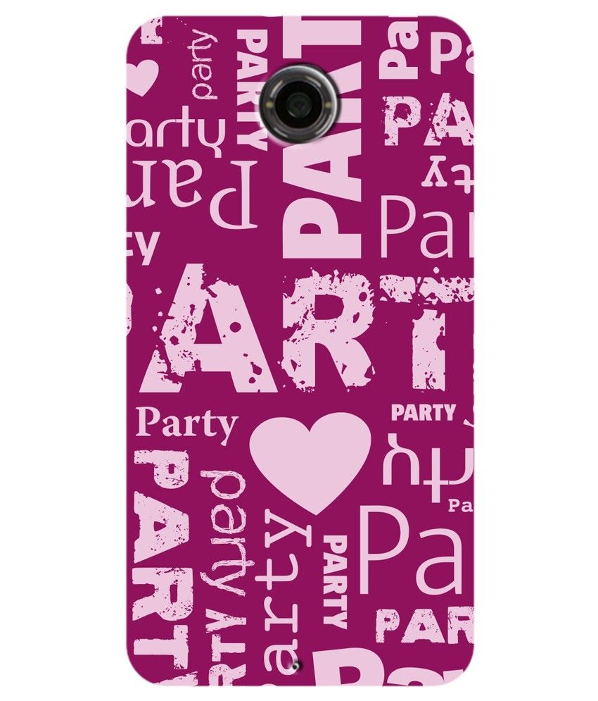 Zapcase Printed Back Cover For Google Nexus 6 - Multicolor available at snapdeal for Rs.406