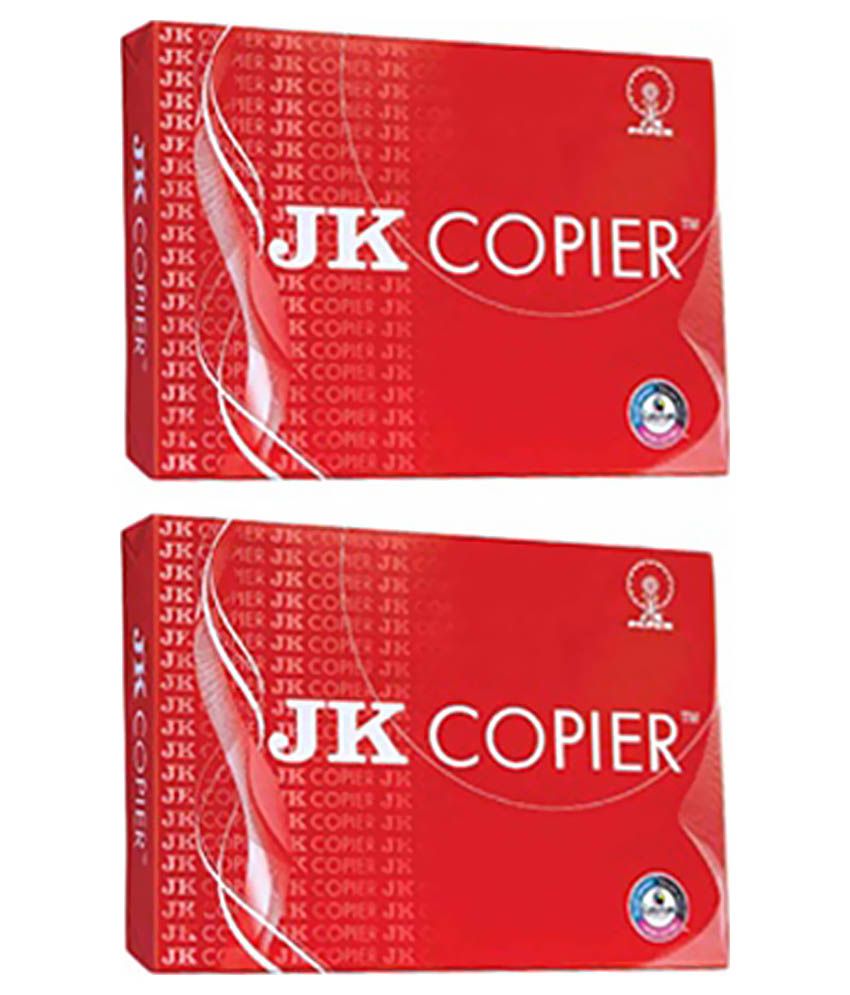 Jk Copier 75 Gsm 500 Sheet A4 Size Paper Pack of 2 Buy Online at