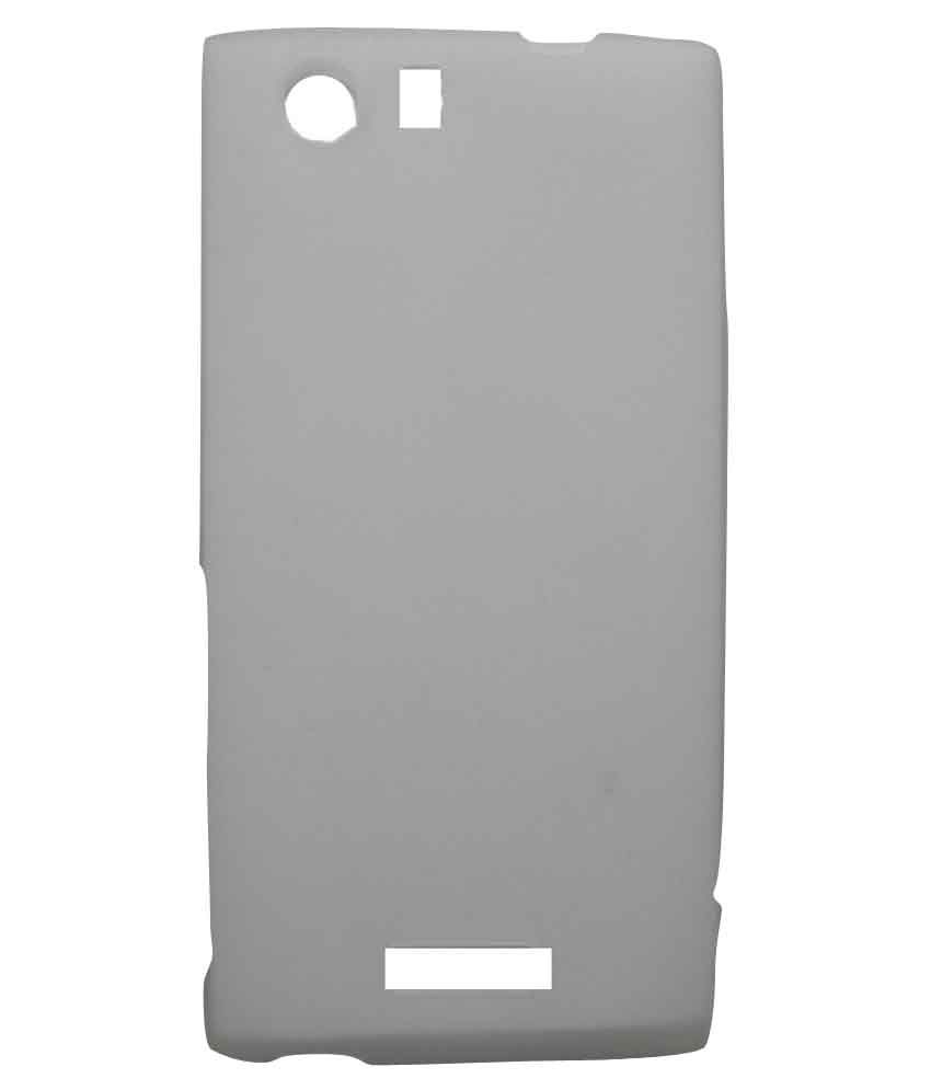 Toppings Back Cover For Micromax Canvas Unite 3 Q372 White Plain